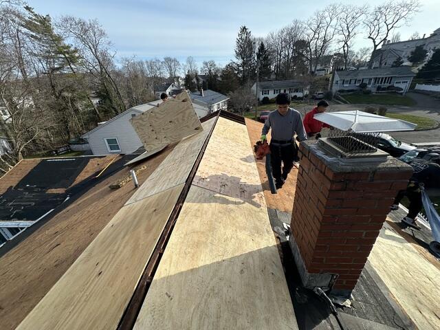 New Plywood Is Installed