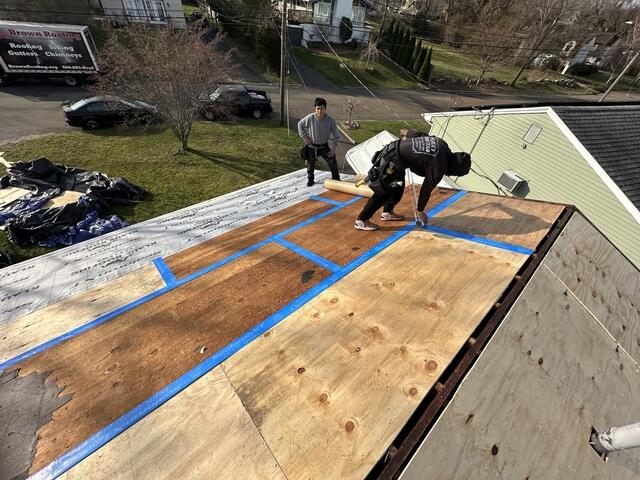 Seams Are Taped & Ice and Water Shield Is Installed