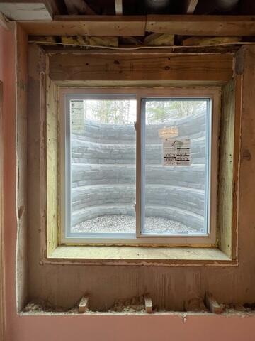 After Egress Window Installation
