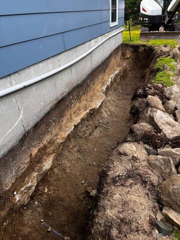Exterior Foundation Trenching