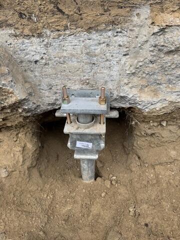 Push Piers Pressurized