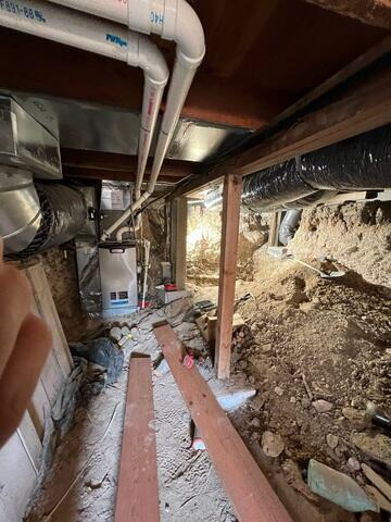 Before Installation - Collapsing Cellar