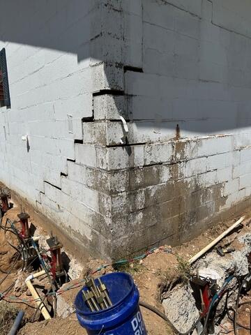 Helical Piers Installation