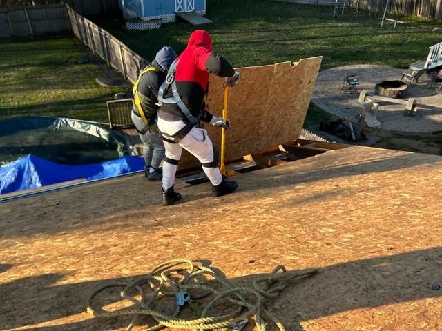 Bad Plywood Is Removed