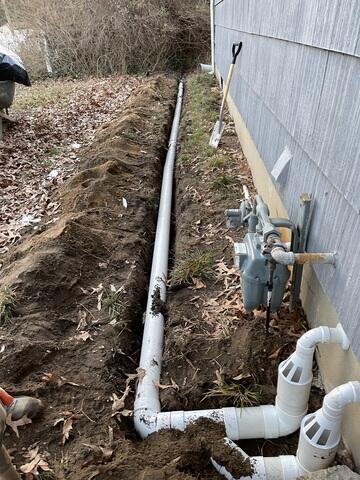 Discharge Line Installation