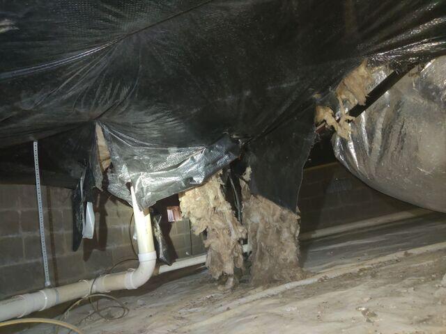 Crawl Space Before Project