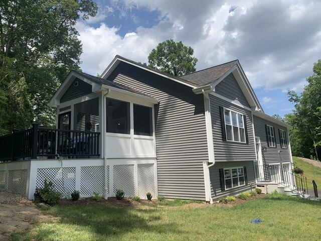 Before Gutter Shutter System