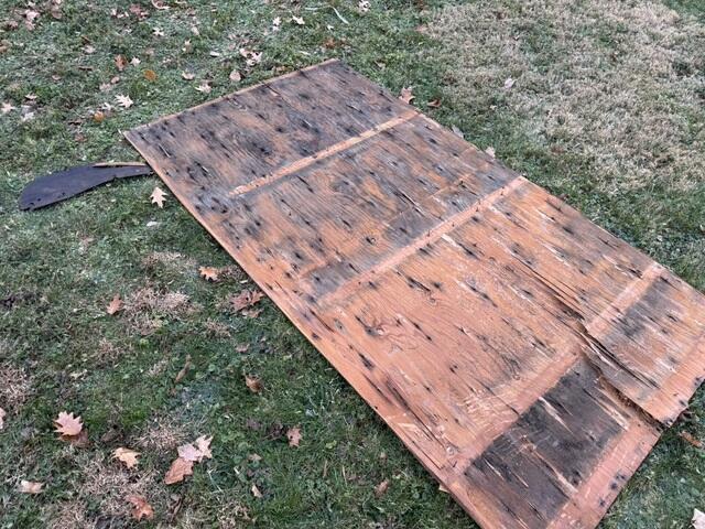 Bad Plywood Is Removed