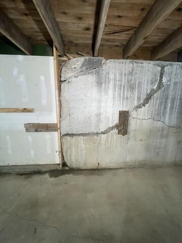 Cracked Foundation Wall