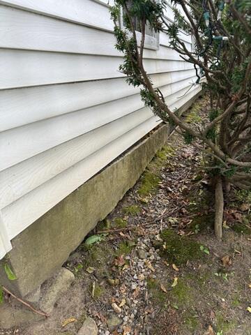 Shifting Foundation Wall