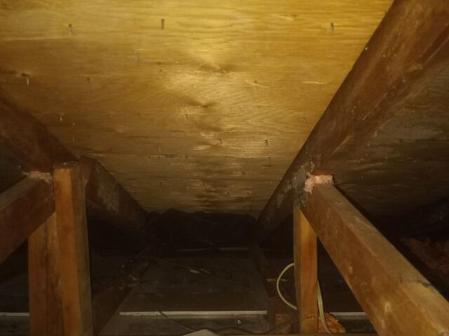 Attic before renovation