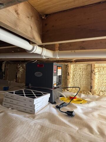Crawl Space Drainage and Dehumidifier