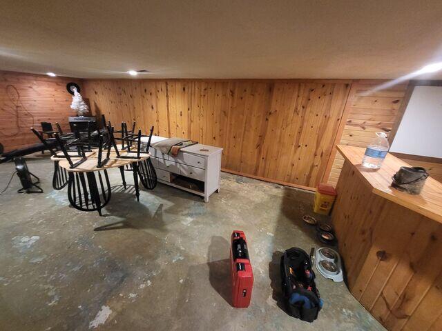 Before Installation of Sure-Dry Basement Waterproofing Systems