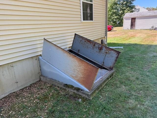 Old Rusty Bulkhead Doors