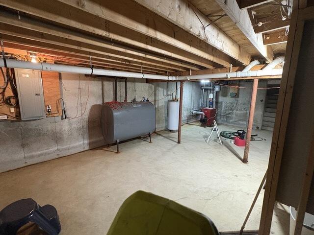 Basement Before Insulation