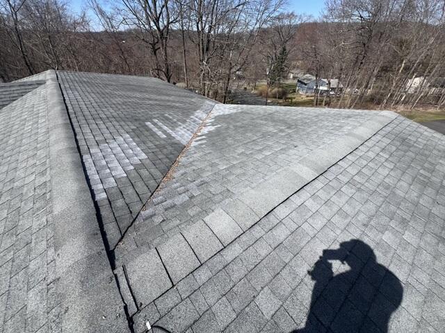 Before: Patched Shingles