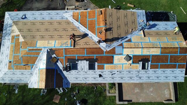 Underlayment Is Installed