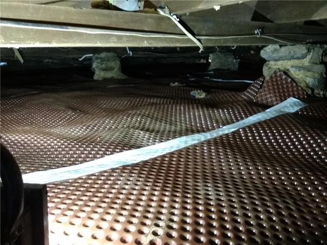 Crawl Space Drainage Matting