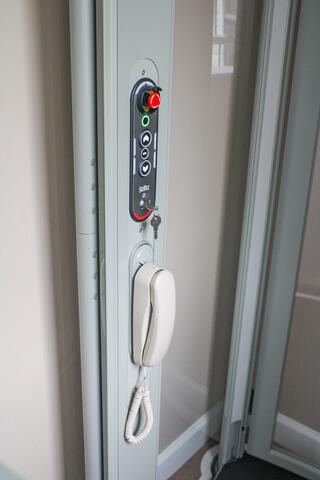 Close-up of Elevator Controls