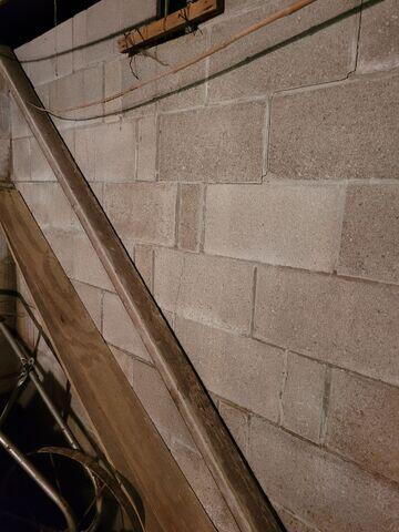 Before Foundation & Wall Repair