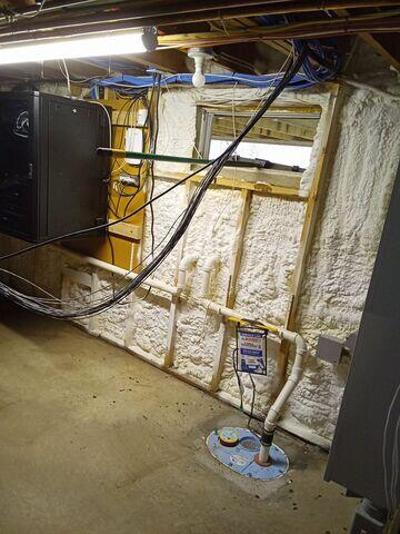 Spray Foam Insulation & SmartSump Pump