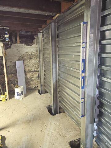 During Installation - Posts Installed