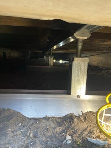 Permanent Crawl Space Stabilization