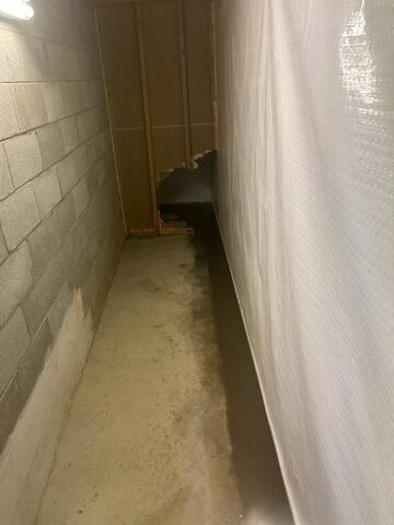 Finished drainage system