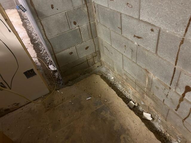 Trench for Drainage System