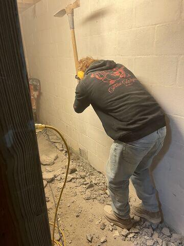 Creating the trenches