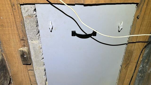 New Crawl Space Door