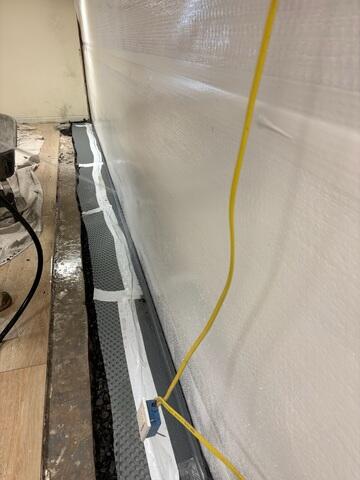 Drainage Matting Install