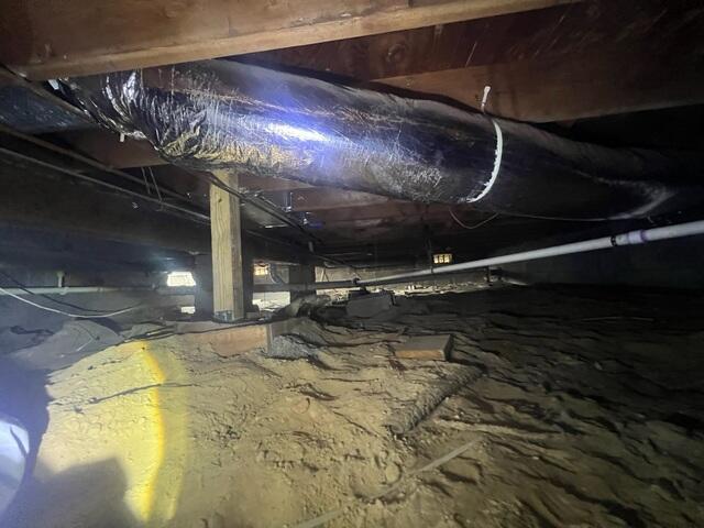 Damp Crawl Space
