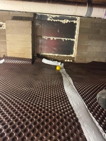 Crawl Space Drainage Matting