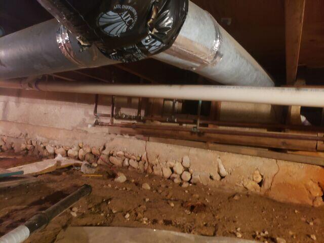 Before Crawl Space Renovation