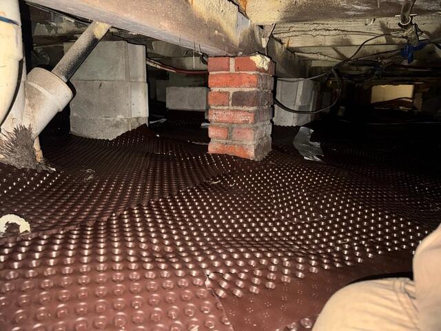 Drainage Matting Installation