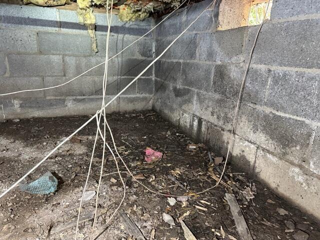 Damp Crawl Space