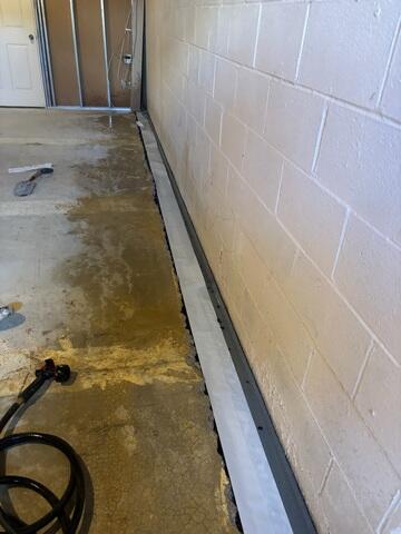 Installing WaterGuard Drainage System