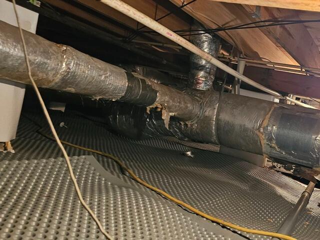 Drainage Matting Installed