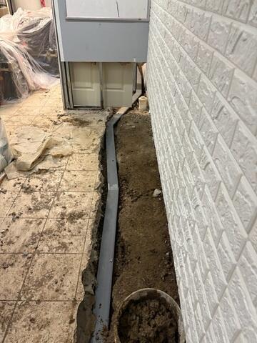 Intiorior Drainage System Installation