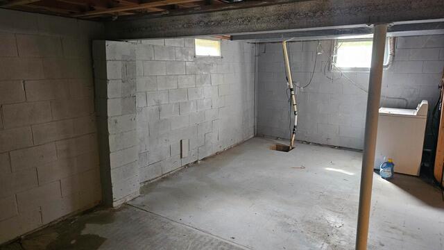 Before Waverly, IA Wall Stabilization