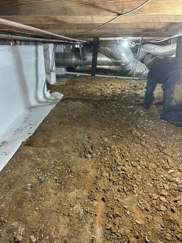Crawl Space Cleaned