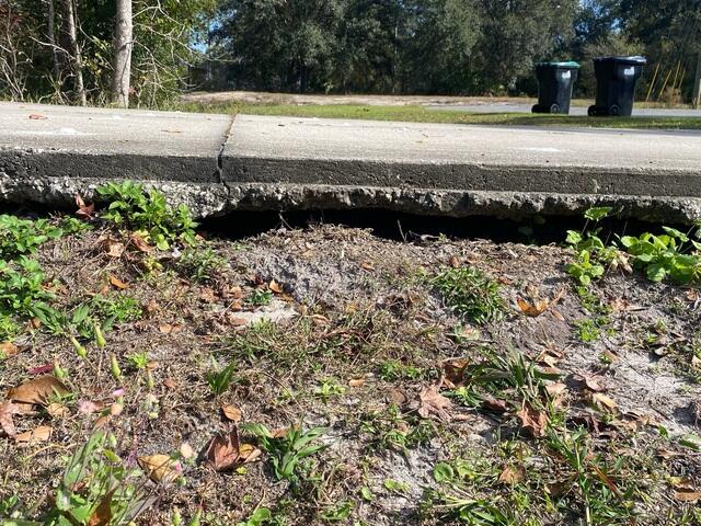 Void Beneath Concrete