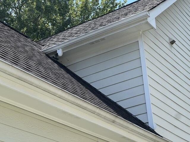 No downspout?
