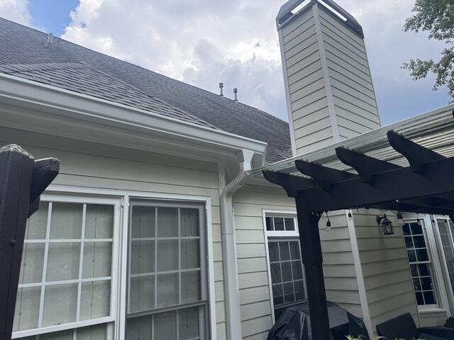 Proper Downspouts installed