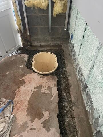 Sump Pump Installation
