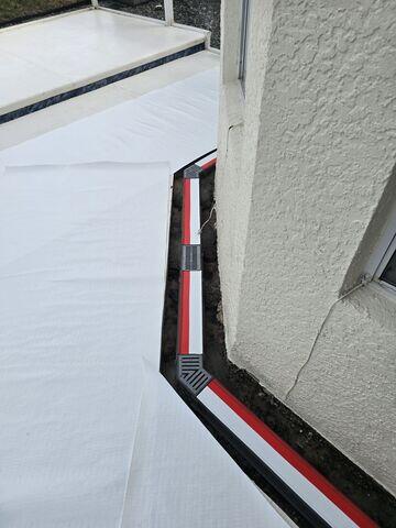 Channel Drain Installation