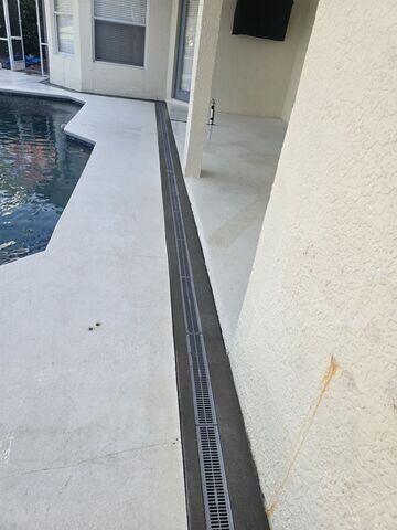 Complete Channel Drain Installation
