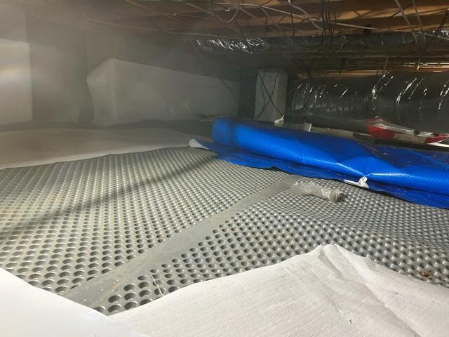 Drainage Matting Installed