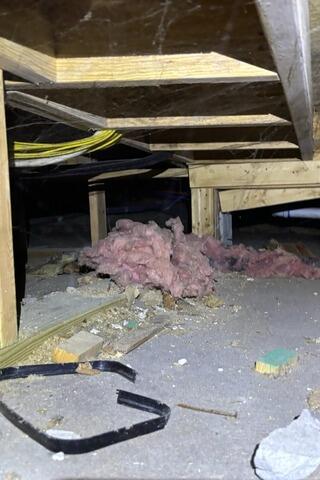 Crawl Space Before Project Begins